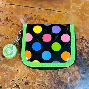 Vintage littlemismatched Polka Dot Change Purse/Organizer